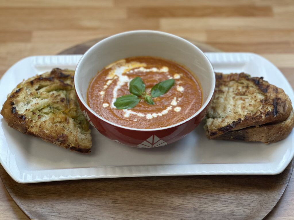 bowl of tomato soup