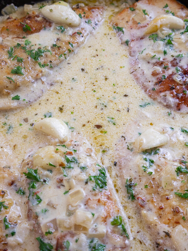 Quick Creamy Garlic Chicken