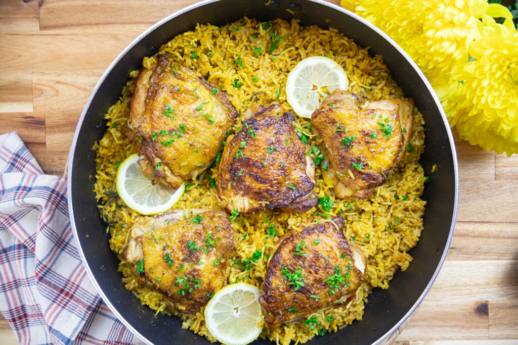 one pot chicken and rice