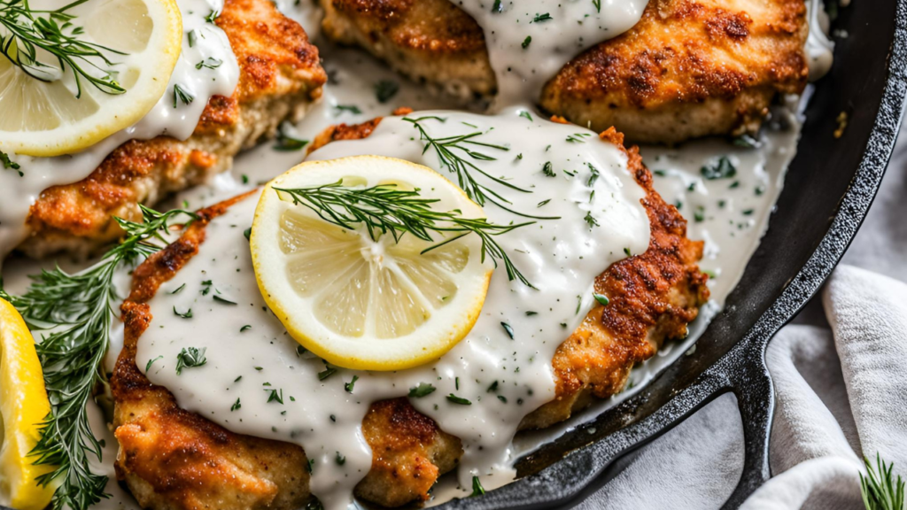 Lemon Chicken with Lemon Beurre Blanc Sauce