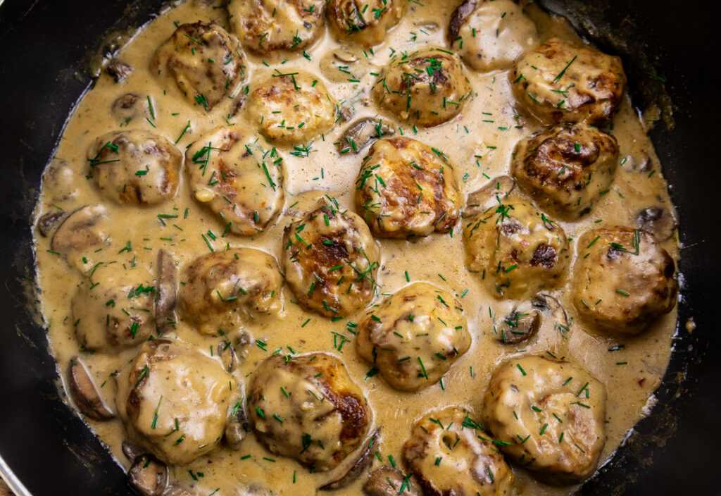 Creamy Chicken Meatballs