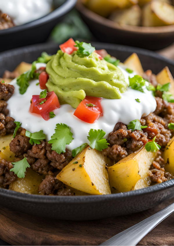 Loaded Taco Potato Bowl