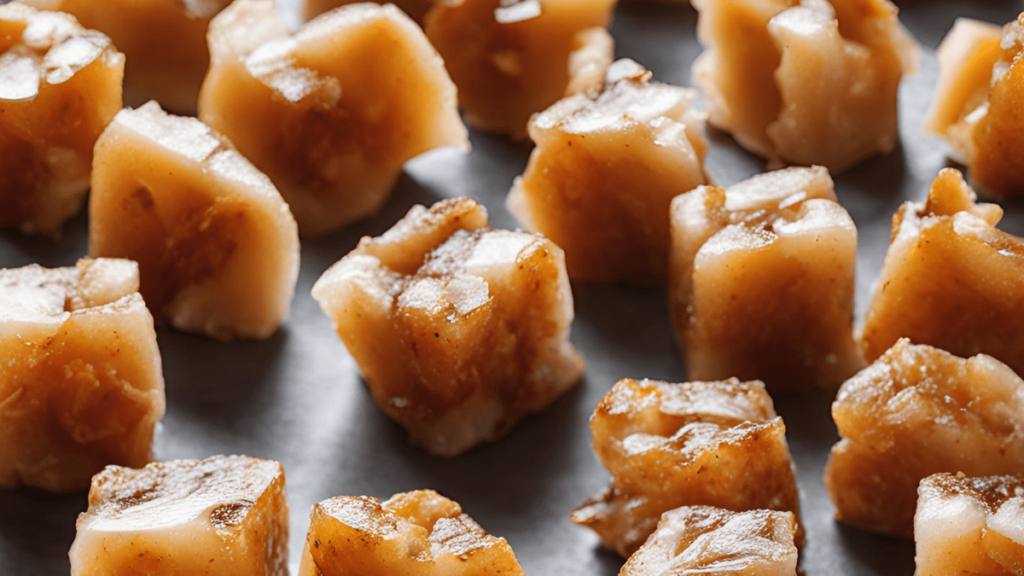 caramelized onion cubes