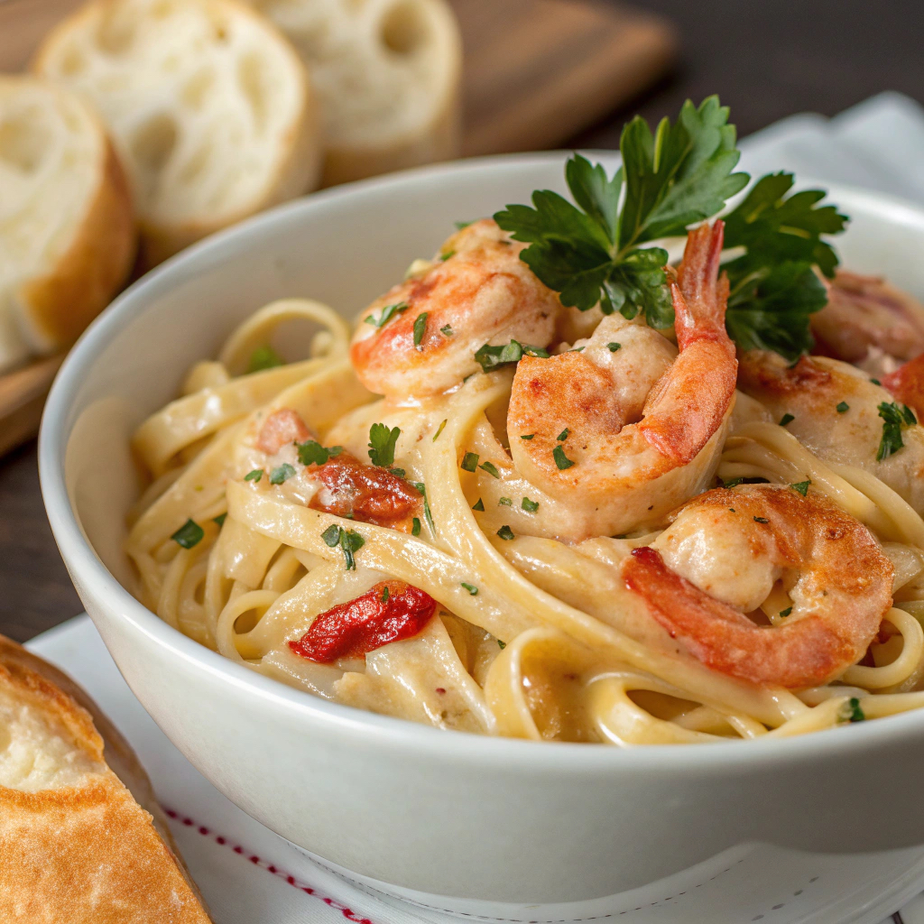 Creamy Cajun Shrimp Pasta