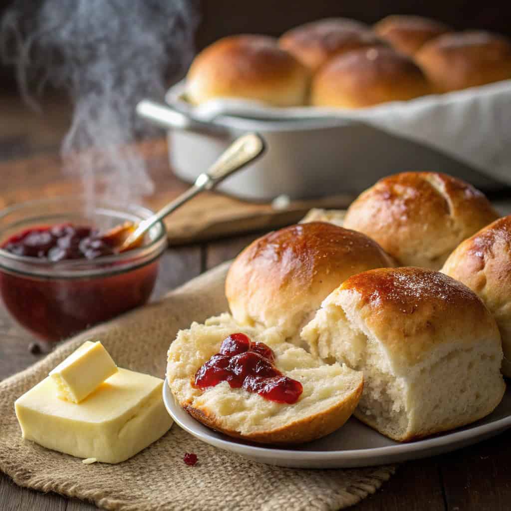 fluffy dinner rolls